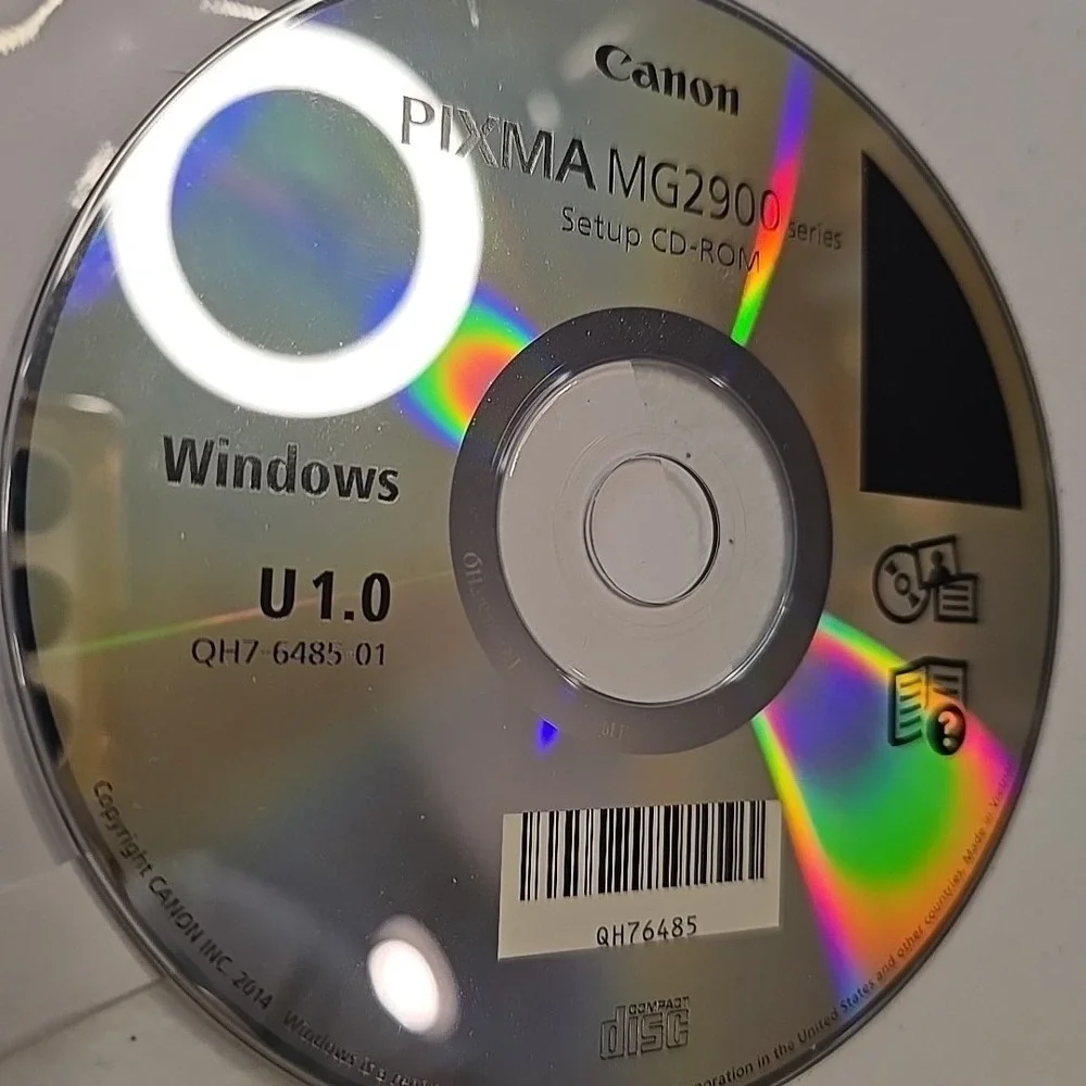 Canon Pixma MG2900 Setup‎ Install CD Used